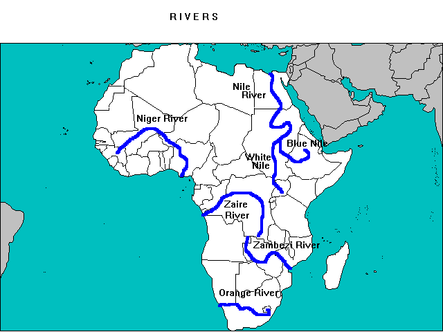 nile river on map of africa Map Of Africa Africa Map With Nile River nile river on map of africa