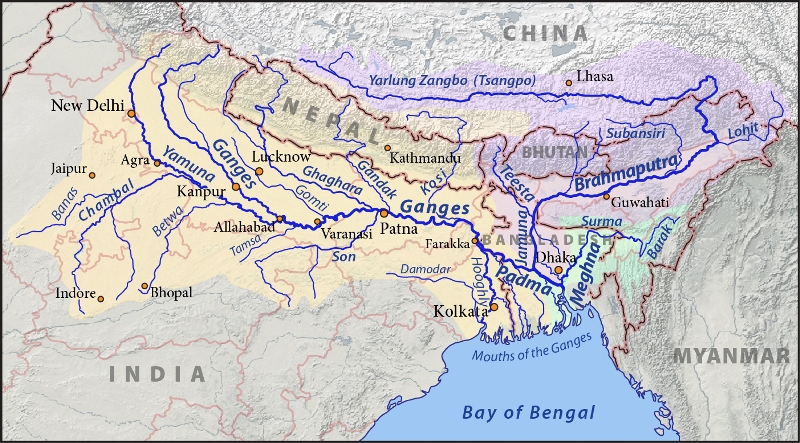 ganga brahmaputra meghna basins