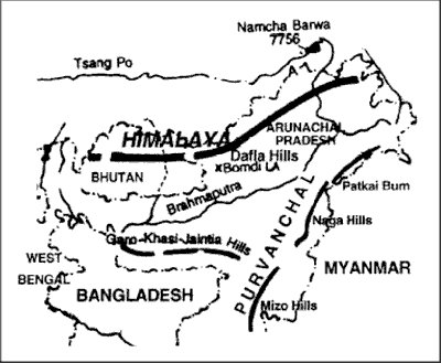 purvachal mountain ranges