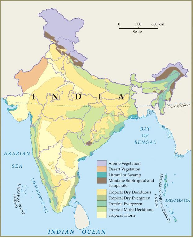 forest types of india