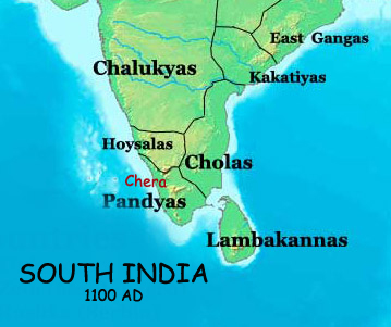 south india during 1100AD