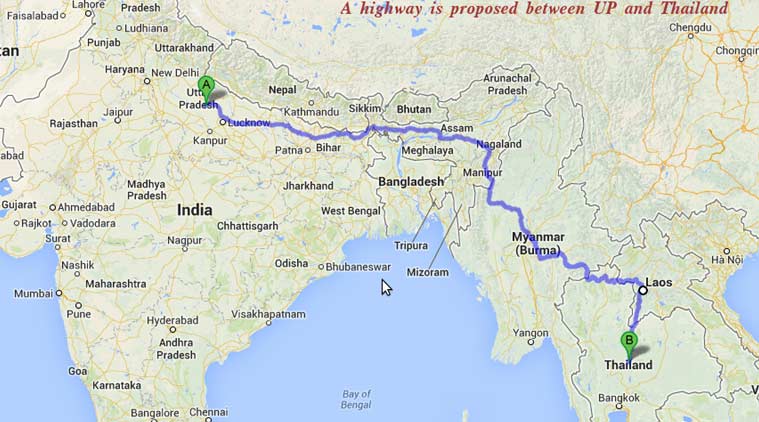 India Myanmar Thailand highway