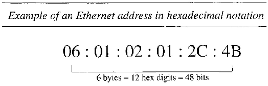 6-byte physical address